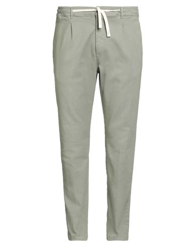 Cruna Man Jeans Sage Green Size 38 Cotton, Polyester, Elastane In Green
