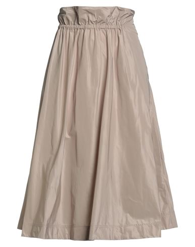 Aspesi Woman Midi Skirt Beige Size M Polyester