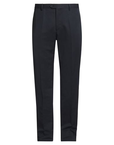 Lardini Man Pants Navy Size 42 Cotton, Linen In Black