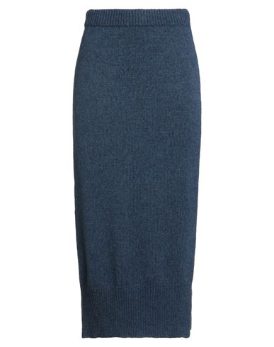 Zhelda Woman Midi Skirt Navy Size 2 Virgin Wool, Polyamide