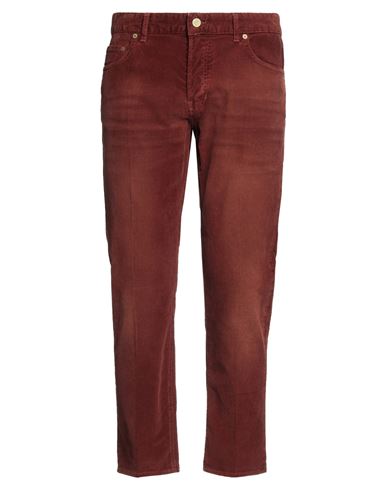 Entre Amis Man Pants Brick Size 36 Cotton, Elastane In Red