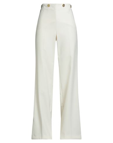 Department Five Department 5 Woman Pants Cream Size 30 Polyester, Viscose, Elastane