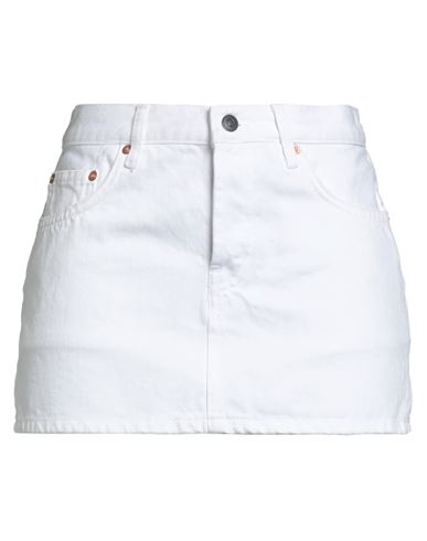 Wardrobe.nyc Wardrobe. Nyc Woman Denim Skirt White Size 28 Cotton