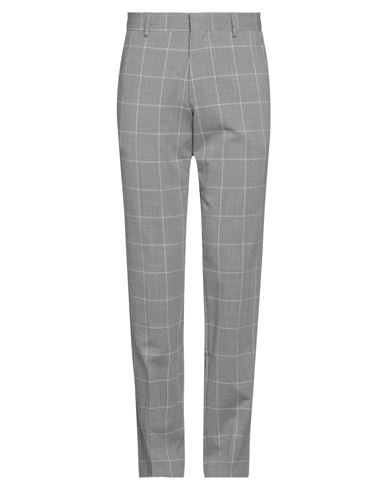 Hugo Boss Boss Man Pants Grey Size 42 Polyester, Wool, Elastane