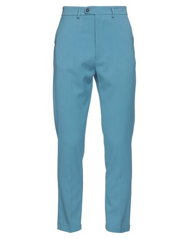 Imperial Man Pants Light Blue Size 32 Polyester, Viscose, Elastane