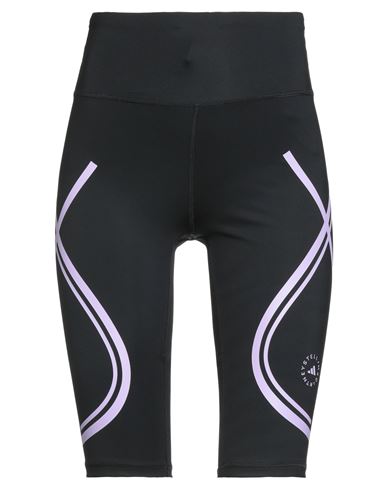 Adidas By Stella Mccartney Woman Shorts & Bermuda Shorts Black Size L Recycled Polyester, Recycled E In Black