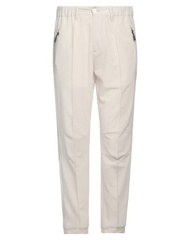 Gazzarrini Man Pants Ivory Size 38 Polyester, Viscose, Elastane