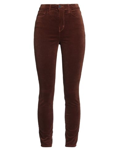 L Agence L'agence Woman Pants Brown Size 26 Cotton, Rayon, Elastane