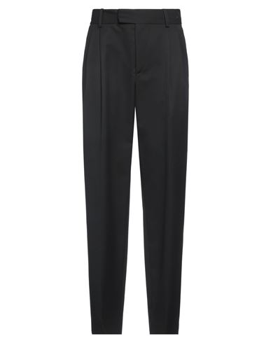 Drôle De Monsieur Man Pants Black Size L Polyester, Virgin Wool