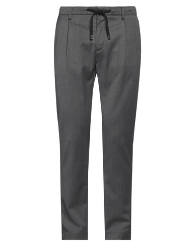 Yan Simmon Man Pants Grey Size 40 Polyester, Wool, Elastane