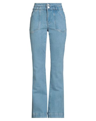 Frame Woman Jeans Blue Size 29 Lyocell, Recycled Cotton, Cotton, Elastane