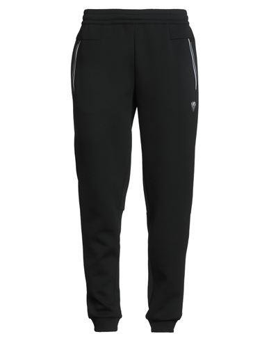 Ea7 Man Pants Black Size M Polyester, Viscose, Elastane