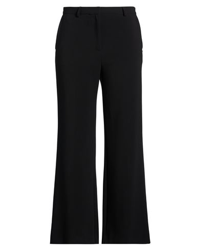 Ottod'ame Woman Pants Black Size 10 Polyester, Viscose, Elastane In Black