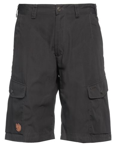 Shop Fjall Raven Fjällräven Man Shorts & Bermuda Shorts Charcoal Size 30 Polyester, Cotton