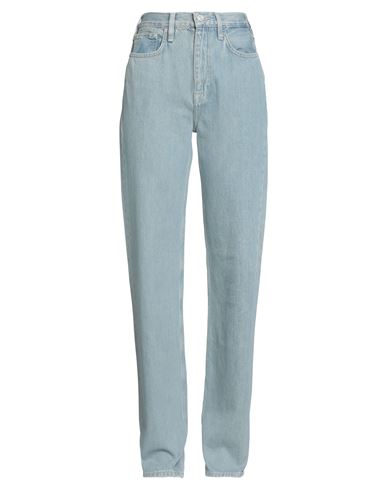 Frame Woman Jeans Blue Size 28 Cotton, Recycled Cotton