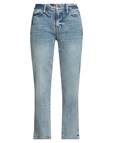 Frame Woman Jeans Blue Size 30 Lyocell, Recycled Cotton, Cotton, Elastane