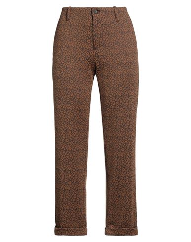 Berwich Woman Pants Brown Size 14 Polyamide, Elastane