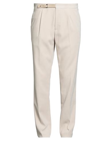 Devore Incipit Man Pants Beige Size 36 Polyester, Elastane