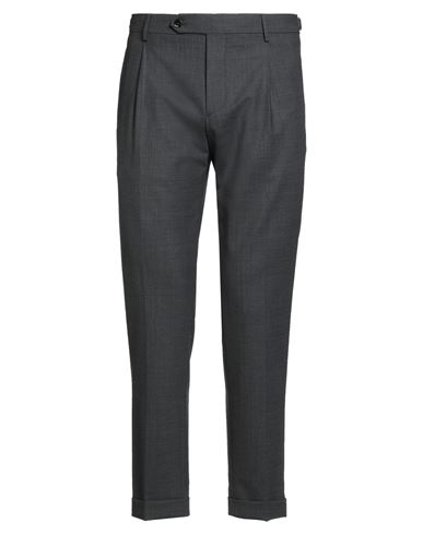 Berwich Man Pants Charcoal Size 34 Polyester, Virgin Wool, Elastane