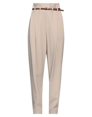 Brunello Cucinelli Woman Pants Beige Size 10 Virgin Wool, Viscose, Cotton, Nylon, Elastic Fibres In White