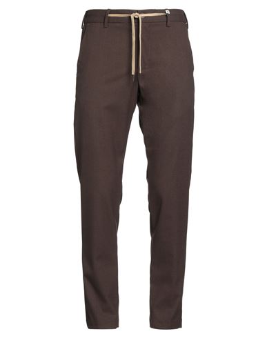 Myths Man Pants Dark Brown Size 38 Polyester, Viscose, Elastane