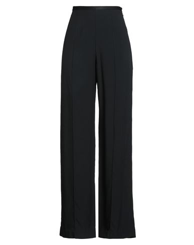 Taller Marmo Woman Pants Black Size 8 Acetate, Viscose