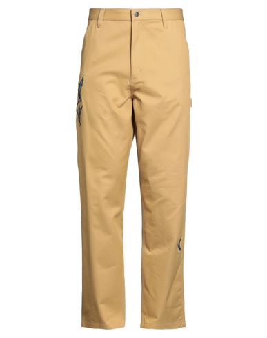 Carhartt Man Pants Mustard Size L Cotton