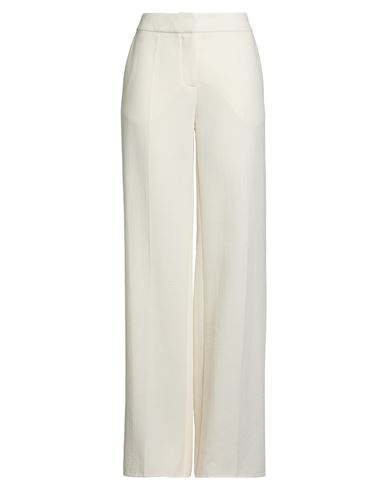 Gianluca Capannolo Woman Pants Ivory Size 8 Virgin Wool