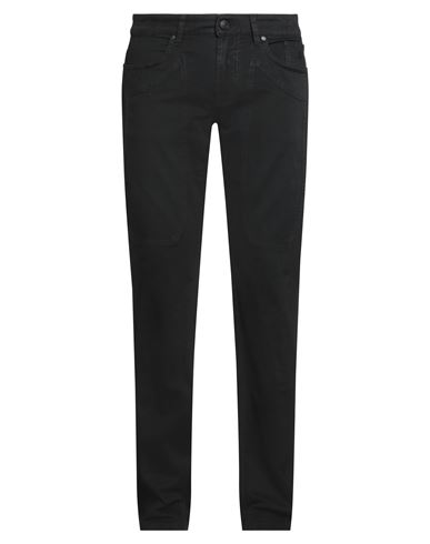 Jeckerson Man Pants Black Size 35 Cotton, Elastane