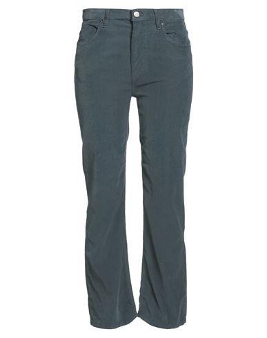 Pt Torino Woman Pants Slate Blue Size 26 Cotton, Lyocell, Elastane