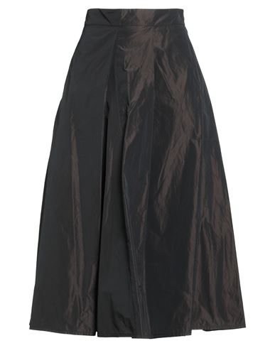 Alpha Studio Woman Midi Skirt Black Size 6 Polyester