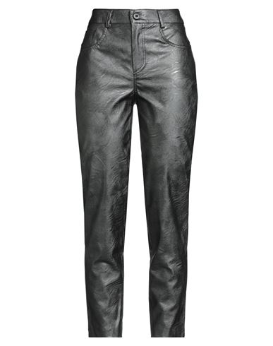 Face To Face Style Woman Pants Gunmetal Size 4 Viscose, Polyurethane