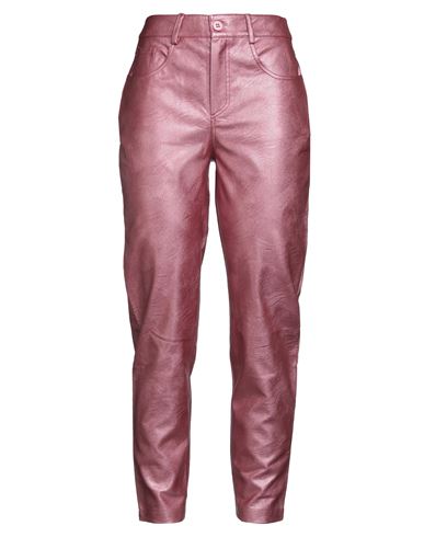 Face To Face Style Woman Pants Pink Size 6 Viscose, Polyurethane