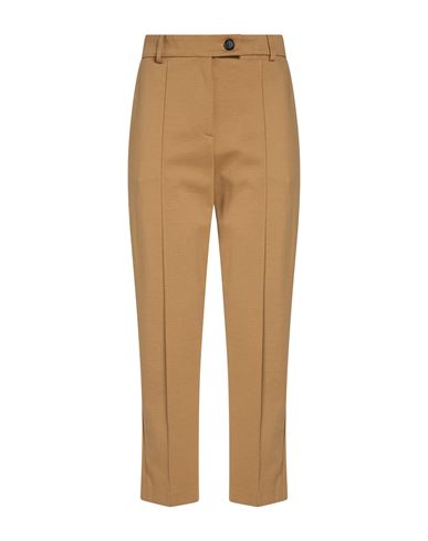 Meimeij Woman Pants Camel Size 4 Viscose, Polyamide, Elastane, Acetate In Multi