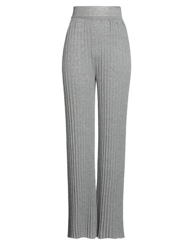 Daniele Fiesoli Collezione N_01 Woman Pants Grey Size L Nylon, Alpaca Wool, Merino Wool