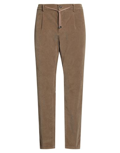 Cruna Man Pants Sand Size 36 Cotton, Elastane In Brown