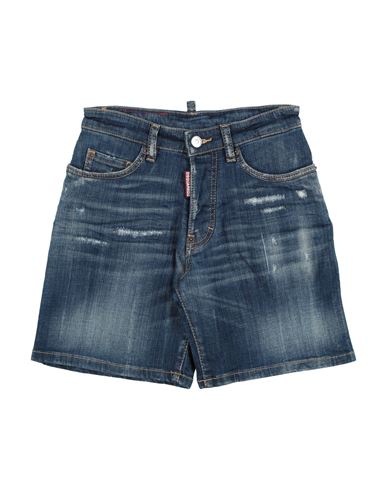 Dsquared2 Babies'  Toddler Boy Denim Shorts Blue Size 6 Cotton, Elastane