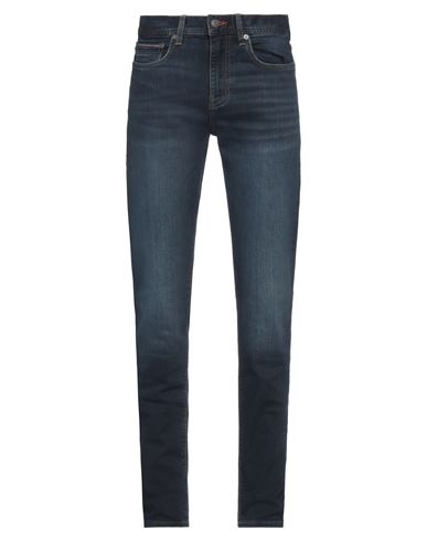 Tommy Hilfiger Man Jeans Blue Size 29w-32l Cotton, Elastomultiester, Elastane