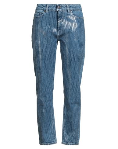 8pm Woman Jeans Blue Size 4 Cotton, Elastane