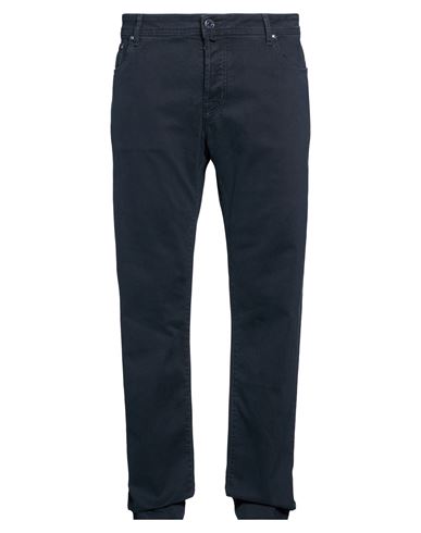 Jacob Cohёn Man Jeans Navy Size 42 Cotton, Lyocell, Elastane, Polyester In Blue