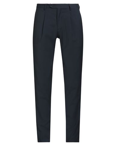 Tombolini Man Pants Midnight Blue Size 42 Wool In Blue