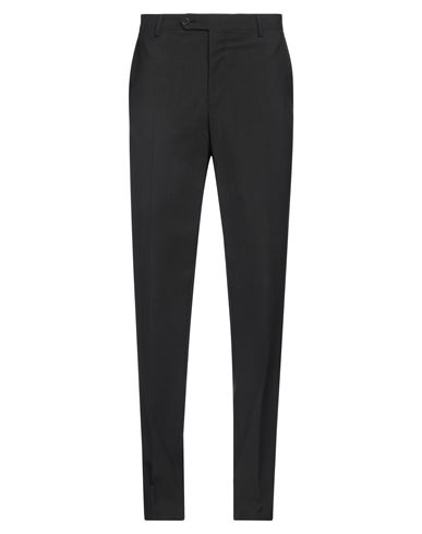 Tombolini Man Pants Charcoal Size 38 Virgin Wool In Gray