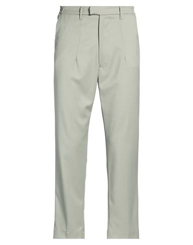 Imperial Man Pants Sage Green Size 32 Polyester, Viscose, Elastane In Green