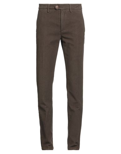 Teleria Zed Man Pants Chocolate Brown Size 31 Cotton, Elastane In Brown