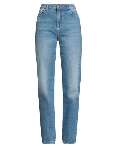 Pinko Woman Jeans Blue Size 31 Cotton, Lyocell, Elastane