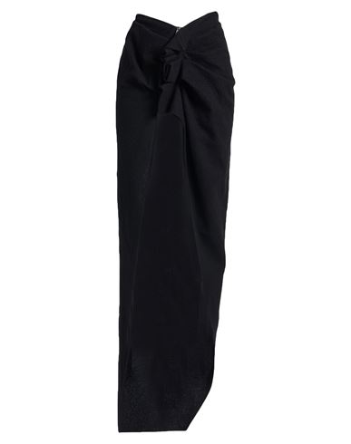 Rick Owens Woman Maxi Skirt Black Size 8 Virgin Wool