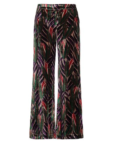 Siyu Woman Pants Purple Size 10 Viscose, Silk
