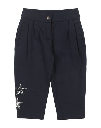 Dolce & Gabbana Toddler Girl Pants Midnight Blue Size 5 Cotton, Polyester, Viscose