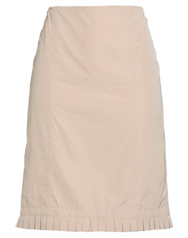 Rose Selavy Woman Midi Skirt Beige Size 6 Polyester, Cotton
