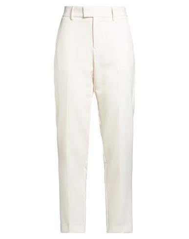 Berwich Woman Pants Ivory Size 10 Polyester, Elastane In Animal Print